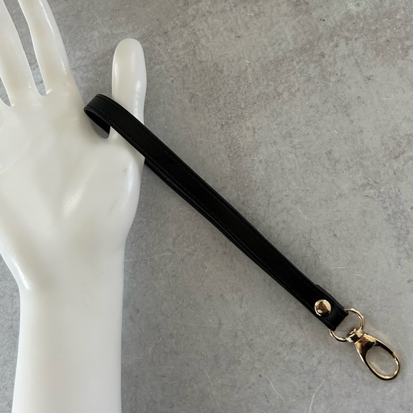 Floral Blooms & Black Vegan Leather Supreme Long Wallet Wristlet by AR New York - Picture 7 of 7